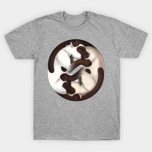 Yin-Yang Cats: Seal Point T-Shirt